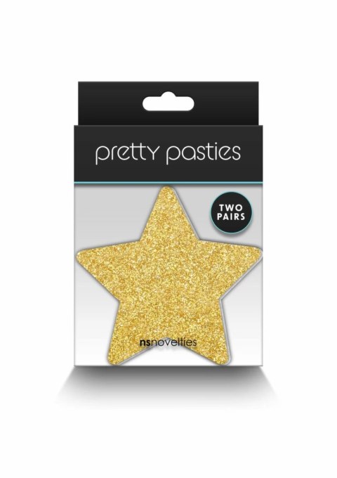 NS Novelties Pretty Pasties Glitter Stars samoprzylepne ozdoby 2 pary