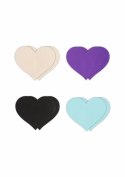 NS Novelties Pretty Pasties Heart I - Zestaw 4 par ozdobnych naklejek
