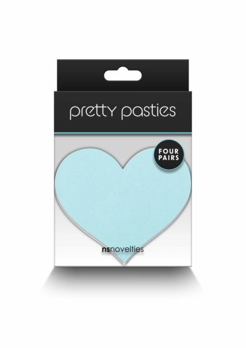 NS Novelties Pretty Pasties Heart I - Zestaw 4 par ozdobnych naklejek