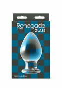 Renegade Knight Glass - szklany korek intymny, duży rozmiar