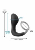 Renegade Slingshot silikonowy pierścień intymny z anatomiczną wtyczką