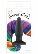 Unicorn Tails model z kolorowym ogonem - silikonowy z końcowką XL