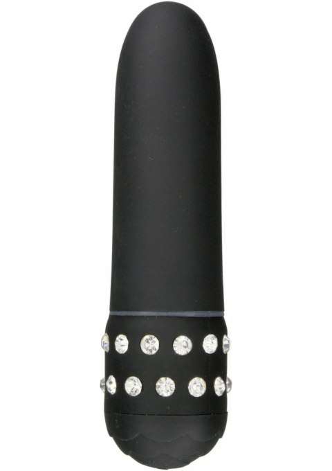 ToyJoy Diamond Petit Vibrator kompaktowy model z kryształkami, czarny