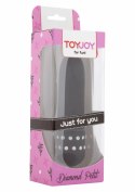 ToyJoy Diamond Petit Vibrator kompaktowy model z kryształkami, czarny