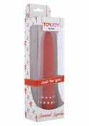 ToyJoy Diamond Superbe Vibrator klasyczny model z kryształkami, srebrny