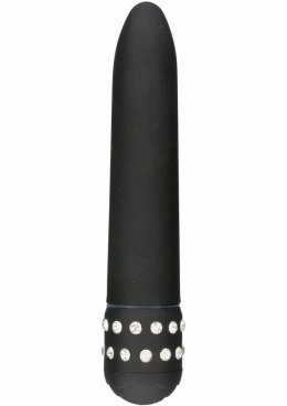 ToyJoy Diamond Superbe Vibrator klasyczny model z kryształkami, srebrny