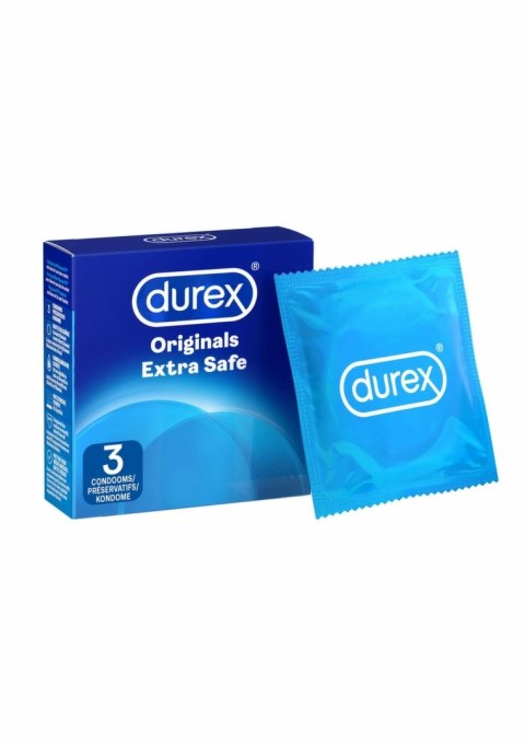 Durex Extra Safe 6 szt. prezerwatywy lateksowe, grubsze, nawilżane