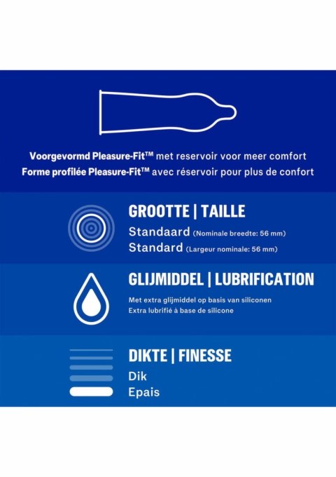 Durex Extra Safe 6 szt. prezerwatywy lateksowe, grubsze, nawilżane