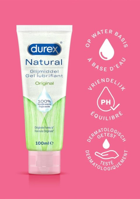 Durex Natural Original Żel intymny 12x100ml, nawilżający, naturalny