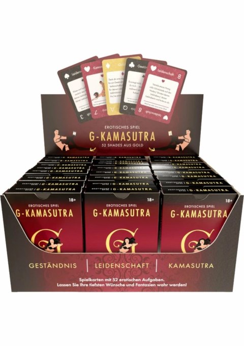 G Kamasutra Cards 24 szt. - Zestaw kart inspirujących dla par ENG/FR/DE