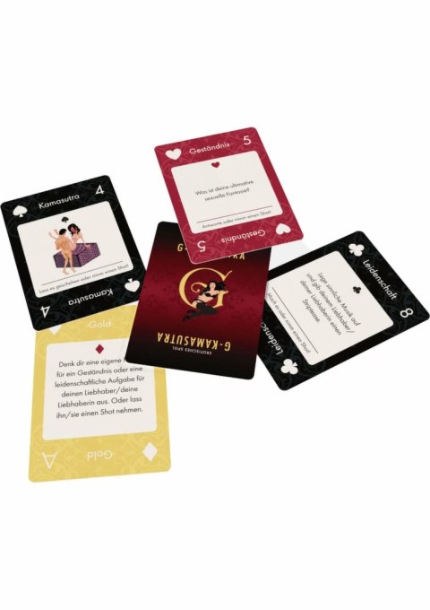 G Kamasutra Cards 24 szt. - Zestaw kart inspirujących dla par ENG/FR/DE