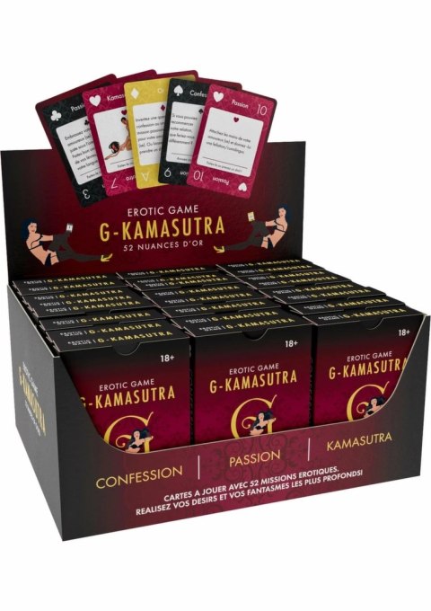 G Kamasutra karty inspiracji 24 szt. ENG/FR/DE - zestaw dla par