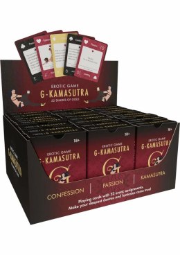 G Kamasutra karty inspirujące dla par 24 sztuki ENG/FR/DE