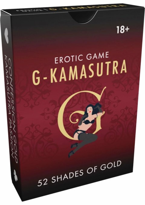 G Kamasutra karty inspirujące dla par 24 sztuki ENG/FR/DE