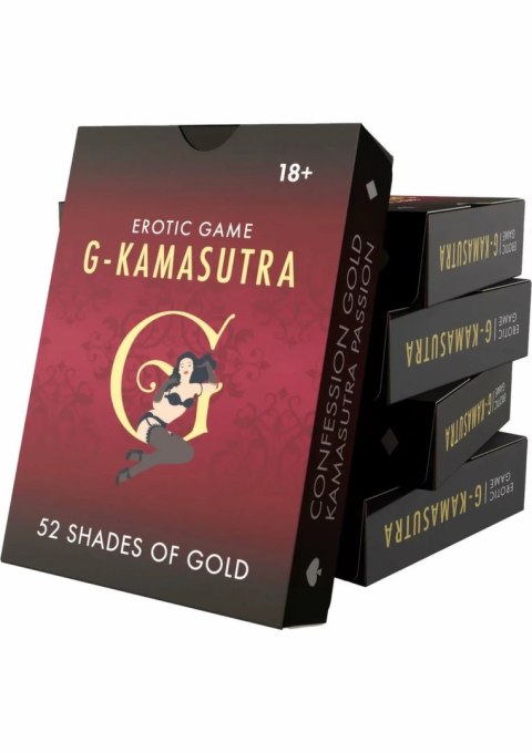 G Kamasutra karty inspirujące dla par 24 sztuki ENG/FR/DE