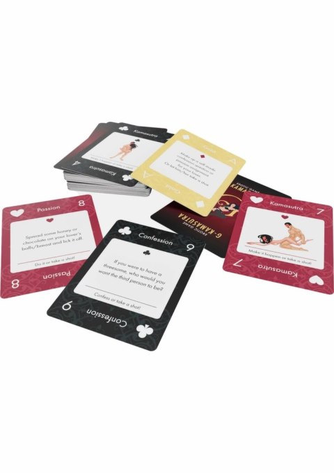 G Kamasutra karty inspirujące dla par 24 sztuki ENG/FR/DE