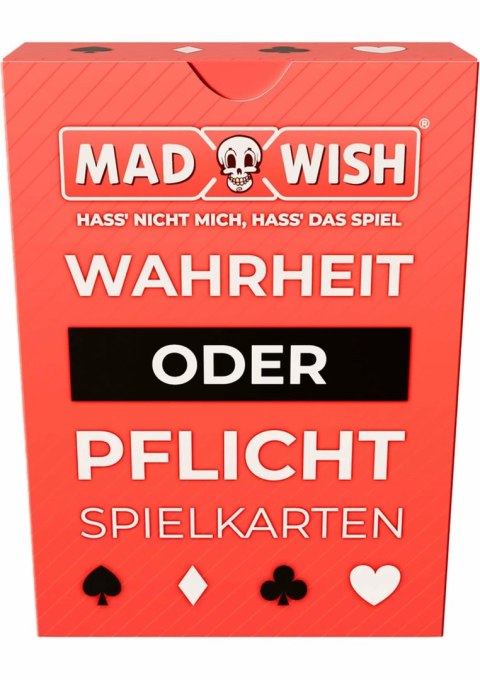 MadWish Playing Cards ENG/DE 24 szt. - Zestaw kart imprezowych