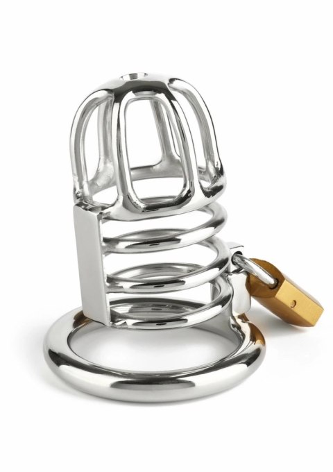 Mr. Steel Master Chastity Cock Cage stalowy system blokujący Srebrny