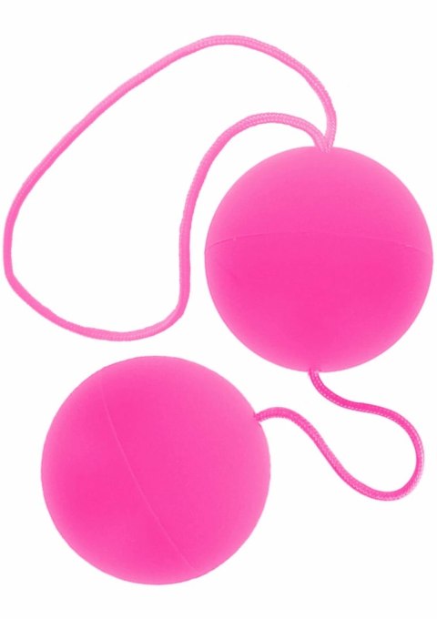 ToyJoy Funky Love Balls kulki intymne silikonowe rożowe 3,5 cm 8713221328281