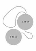 ToyJoy Funky Love Balls kulki intymne silikonowe rożowe 3,5 cm 8713221328281