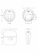 Zalo Apis Vibrating Couples Ring silikonowy pierścień z aplikacją Bluetooth