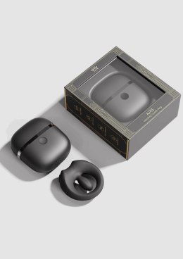 Zalo Apis Vibrating Couples Ring - silikonowy pierścień z aplikacją, czarny