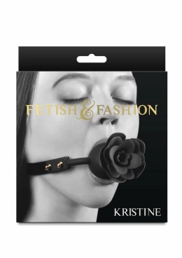 Fetish & Fashion Kristine Gag - anatomiczny knebel PU, regulowany