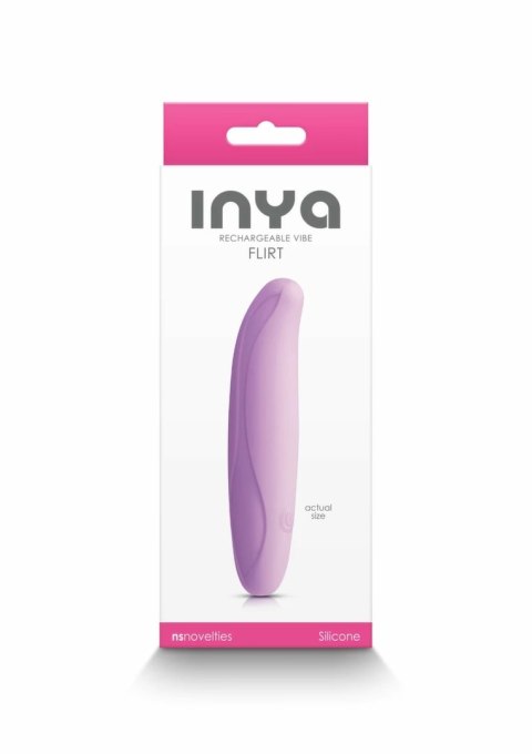 INYA Flirt - elastyczny wibrator silikonowy, wodoodporny, ładowalny