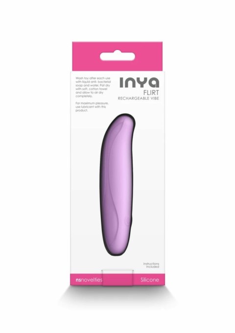 INYA Flirt - elastyczny wibrator silikonowy, wodoodporny, ładowalny