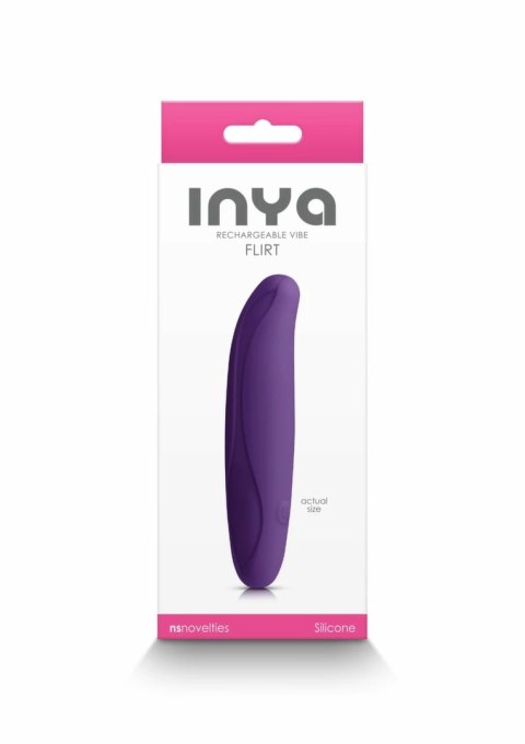 INYA Flirt - elastyczny wibrator silikonowy, wodoodporny, ładowalny