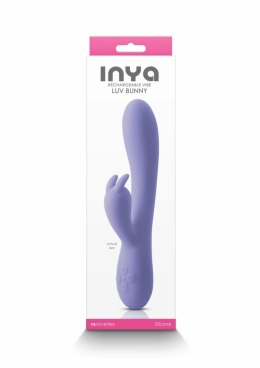 INYA Luv Bunny silikonowy masażer z 16 trybami pracy, rożowy