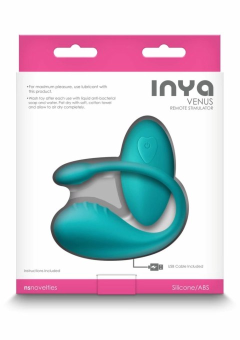 INYA Venus - silikonowy system intymny z pilotem, ładowalny, fioletowy