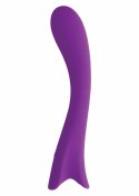 Lush Lilac - silikonowy model intymny, ładowalny, 19 cm, fioletowy