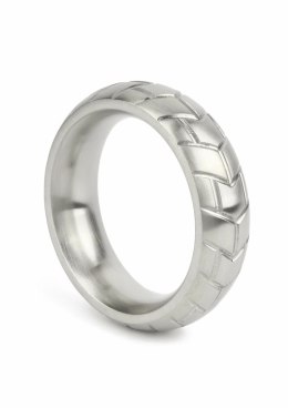 Mr. Steel MeGa Tire C-Ring 40mm stalowy pierścień satynowy