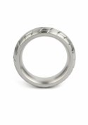 Mr. Steel MeGa Tire C-Ring Satin 45mm stalowy pierścień anatomiczny