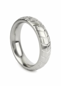 Mr. Steel MeGa Tire C-Ring Satin 55mm stalowy pierścień oponowy