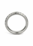 Mr. Steel MeGa Tire C-Ring Satin 55mm stalowy pierścień oponowy