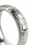 Mr. Steel MeGa Tire C-Ring Satin 55mm stalowy pierścień oponowy