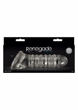 NS Novelties Renegade Ribbed Sleeve - elastyczna nakładka z wypustkami TPE