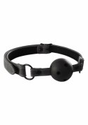 Renegade Ball Gag Classic - regulowany pasek, czarny, uniwersalny