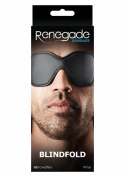 Renegade Bondage Blindfold czarna opaska na oczy z winylu