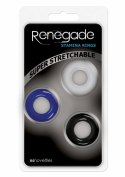 Renegade Stamina Rings zestaw elastycznych pierścieni TPE 3 sztuki