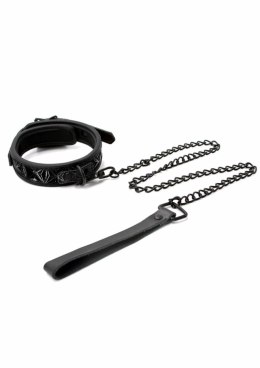 Sinful Collar 1 inch - regulowany kołnierz z neoprenu i smyczą