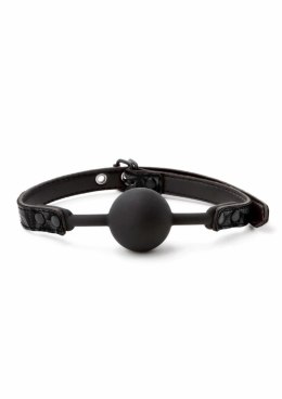 Sinful Soft Silicone Gag silikonowy anatomiczny z paskiem czarny