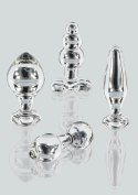 TOYJOY GLASS WORXX Anal Stargazer szklany korek anatomiczny średni