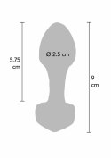 TOYJOY GLASS WORXX Anal Stargazer szklany korek anatomiczny średni