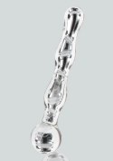 TOYJOY GLASS WORXX Sparkle Wand szklana rożdżka falista 20 cm