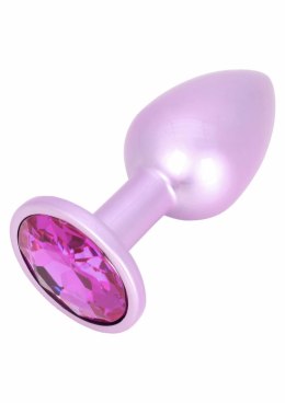 ToyJoy HAPPINESS Shine Like A Star silikonowy plug z kryształkiem, czarny