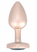 ToyJoy HAPPINESS Time To Shine aluminiowy plug z kryształem serce S srebrny