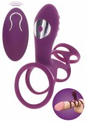 ToyJoy Halo Halo C-Ring Sleeve silikonowy pierścień wibrujący z wypustkami